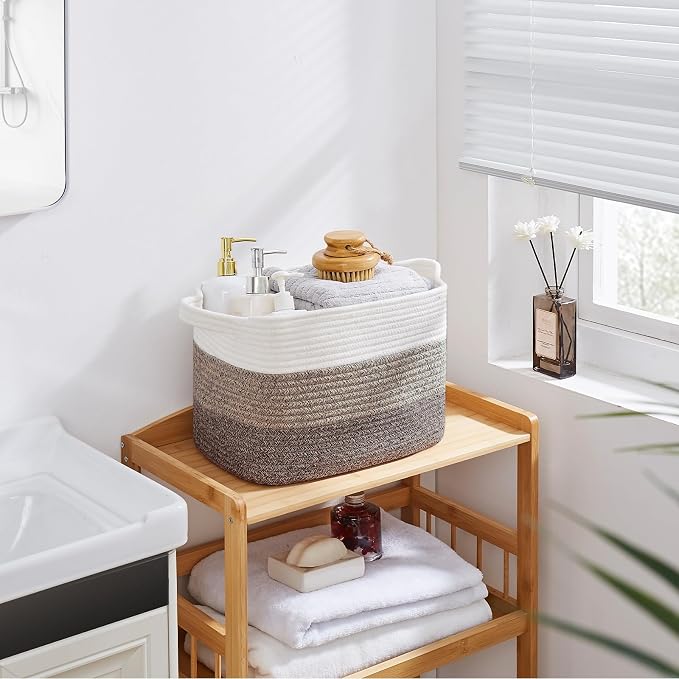OIASKET Storage Basket for Organizing, Woven Baskets for Storage, Rectangle - Image 8