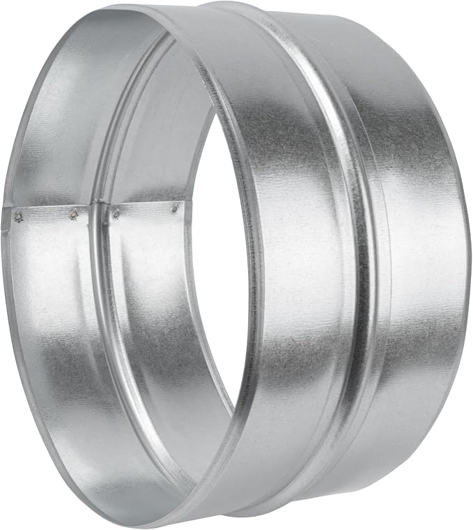 Vent Systems 8'' Inch Galvanized Steel Duct Connector - Image 6