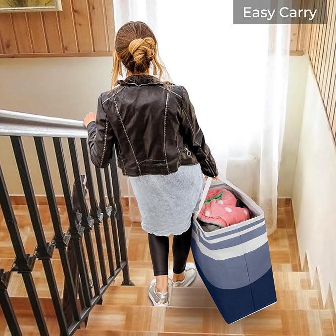 HomeHacks 2 Pack Laundry Baskets, Laundry Hampers Bags | Waterproof, - Image 7