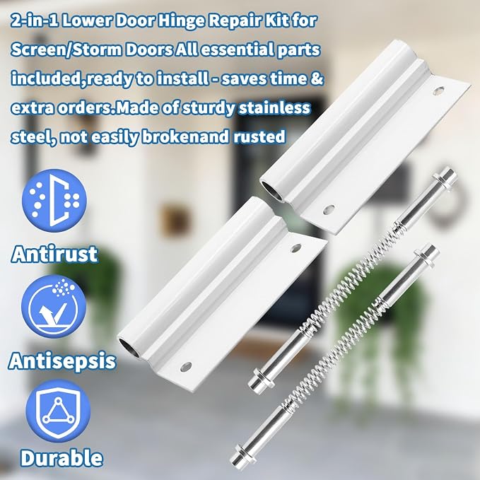Lower Screen Door Hinge Leaf & K5131 Hinge Pin Kit - Image 4