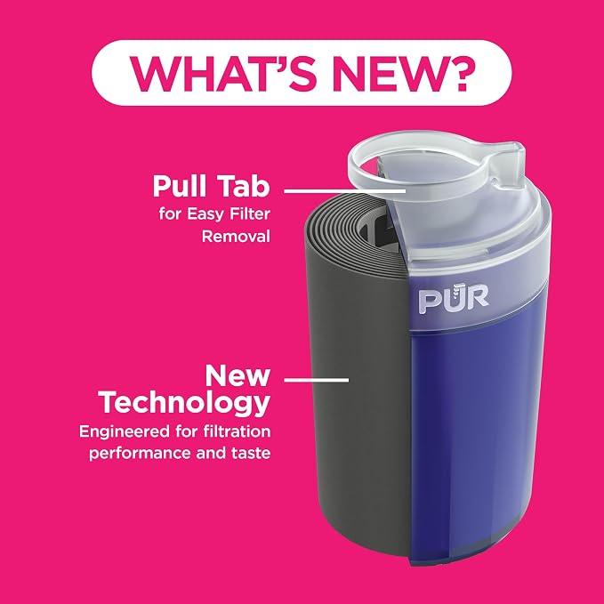 PUR Plus Faucet Mount Replacement Filter 4-Pack, Genuine PUR Water Filter - Image 3