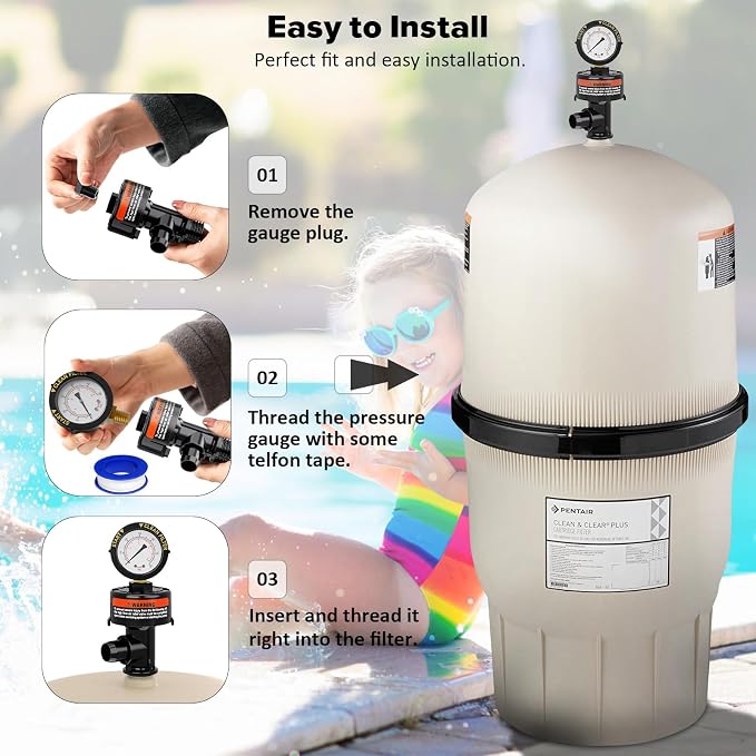 Manual Air Relief Valve for Pool and Spa Filters, Pool Filter Air Relief Valve - Image 3
