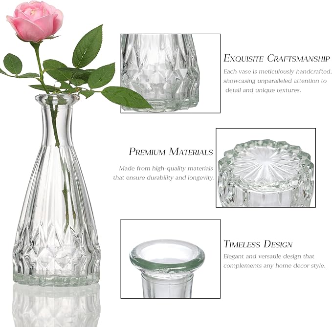 Glass Bud Vase Set of 20 - Image 6