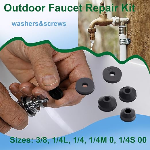 37 Sizes 1075Pcs 3-in-1 Home Universal Rubber Washers Assortment Kit Faucet - Image 2