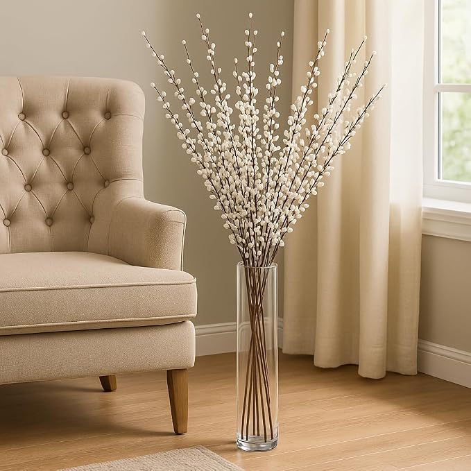 CYS Excel Clear Glass Cylinder Vase | Multiple Size Choices Glass Flower Vase - Image 6