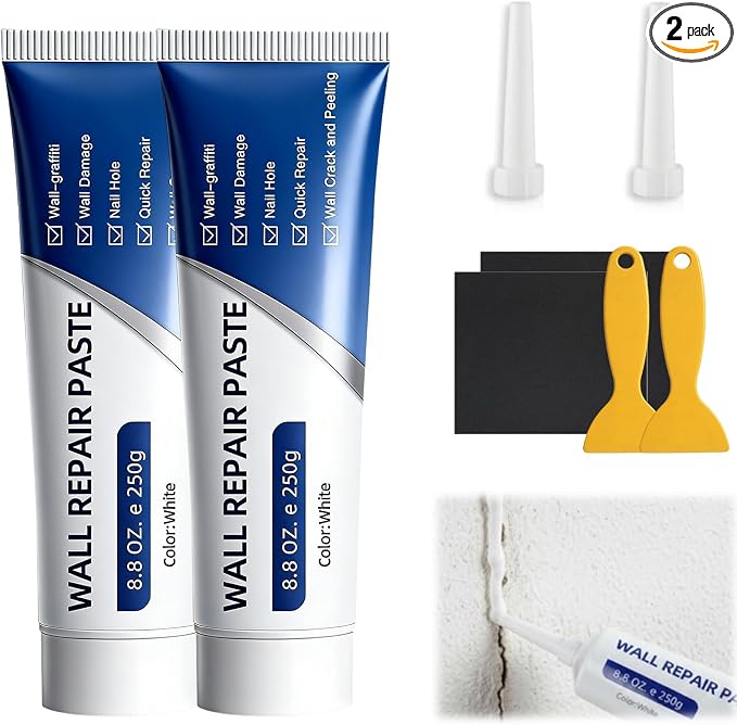 Drywall Repair Kit, Quick Drying & Efficient Wall Repair Paste, Holes & Cracks by Unknown