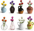 Cute Mini Ceramic Vase Magnets for Fridge, Funny Small Plant Magnets, Tiny 3D by Cacukap