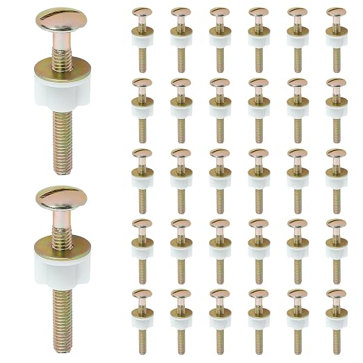A.I.FORCE Toilet Seat Screws, Toilet Seat Bolts, Hinge Bolts & Nuts by A.I.FORCE
