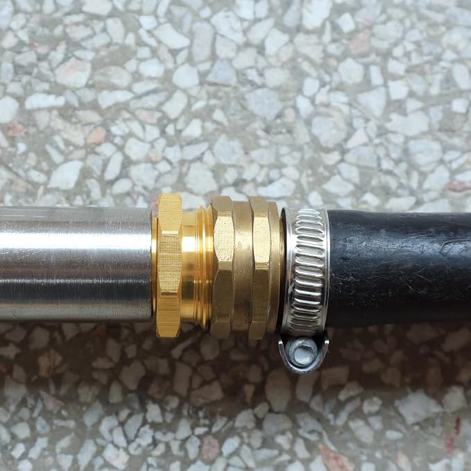 Garden Hose Adapter Fittings Solid brass Connectors Hose conversion pipe - Image 6