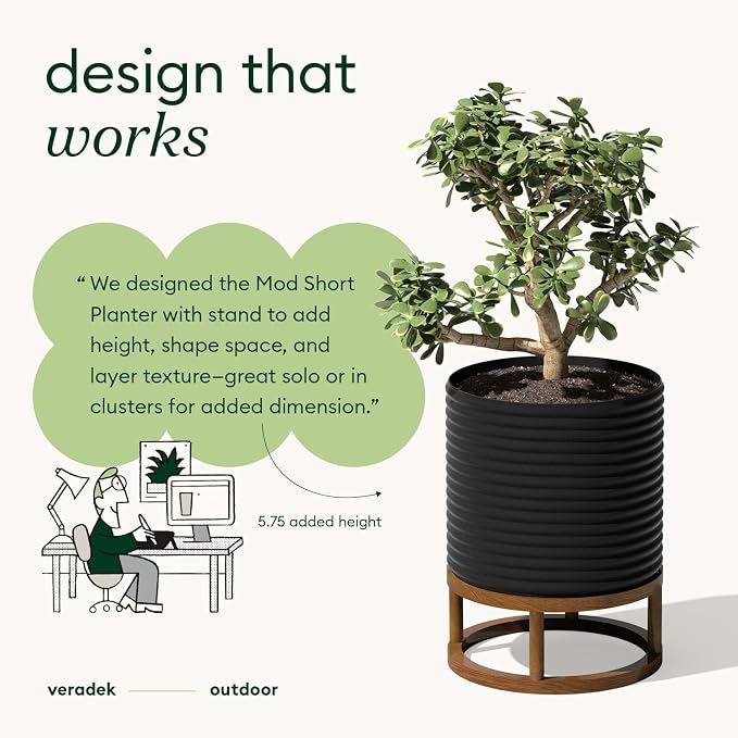 Veradek Mod Series Short Raised Planter - Image 3