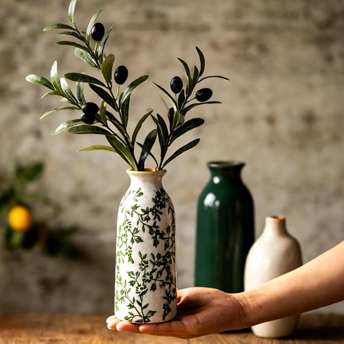Ceramic Vase Set of 6，Flower Vases，Small Vases - Image 3