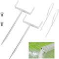 White Rainwater Downspout Bracket by WYSIYWYKA
