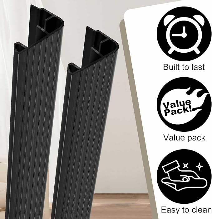 Pangda 4 Pcs 36 L Fixed Vinyl Sill Cap 1-5/32 Inches High Exterior Door - Image 3