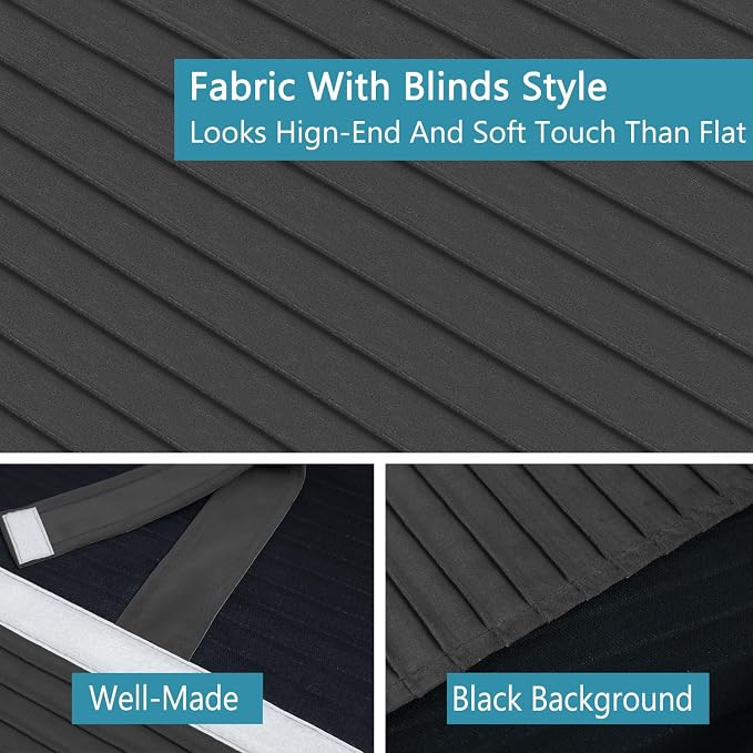 Muamar French Door Curtains Privacy Door Blind, Front Door Window Curtain - Image 4