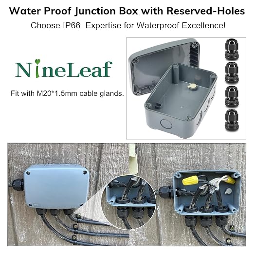 Outdoor Junction Box, 3 Set Electrical Boxes - Image 2