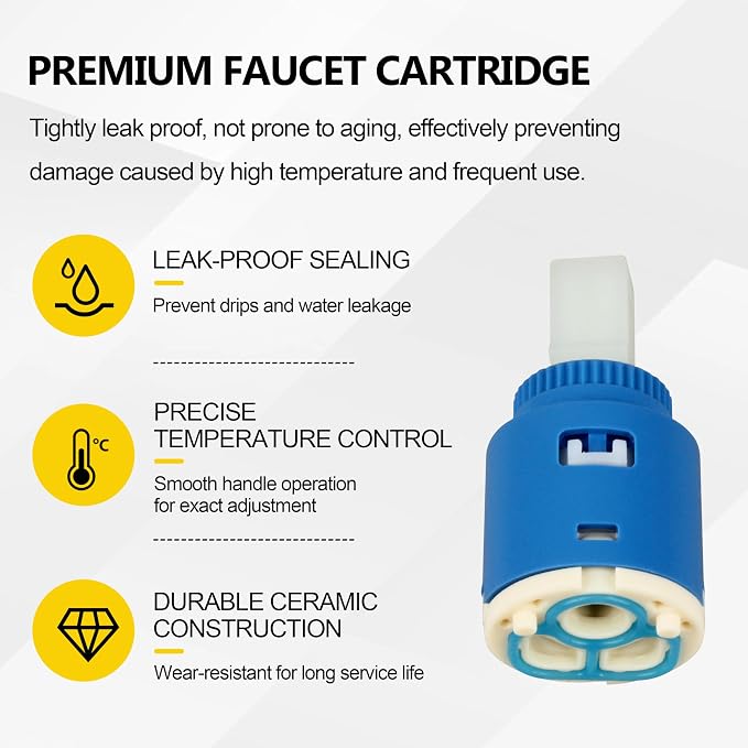 25mm Faucet Cartridge Replacement, Compatible - Image 6