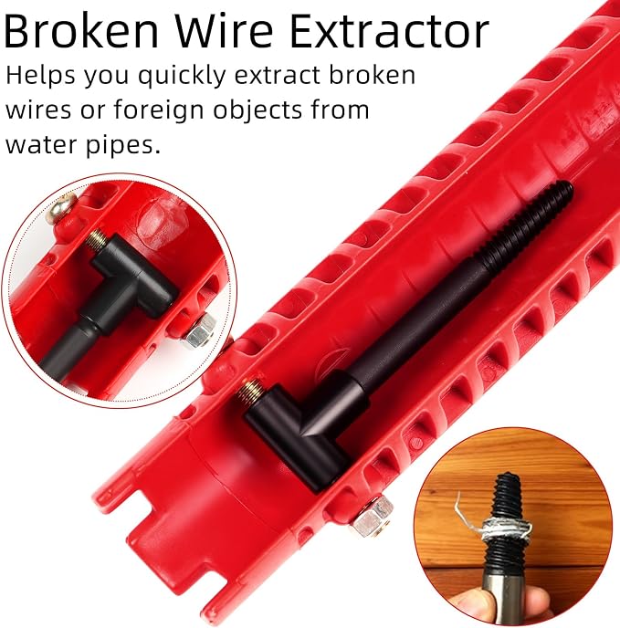 8 in 1 Multifunctional Sink Bathroom Wrench, Plumbing Tool - Image 7