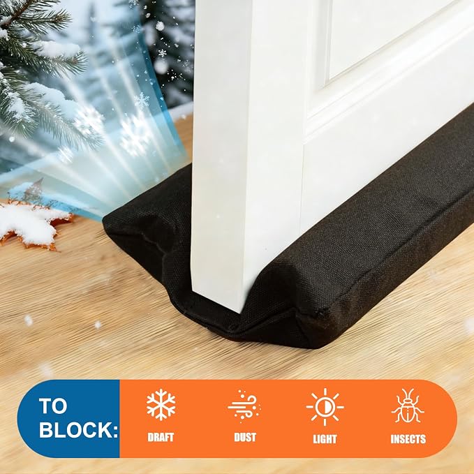 Under Door Draft Stopper 30-38" Adjustable Wind Stopper - Image 4