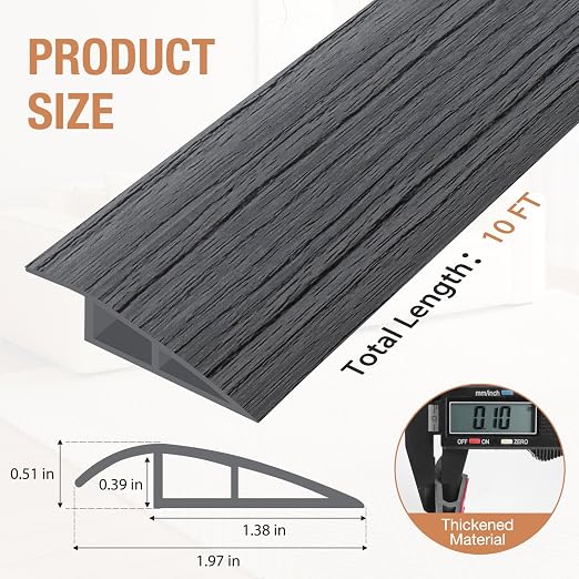 Floor Transition Strip Self Adhesive Vinyl Door Threshold Strip | Rubber - Image 5
