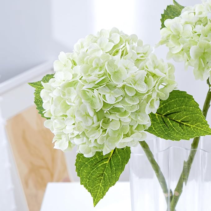 4Pcs Real Touch Hydrangea Artificial Flowers - Image 4