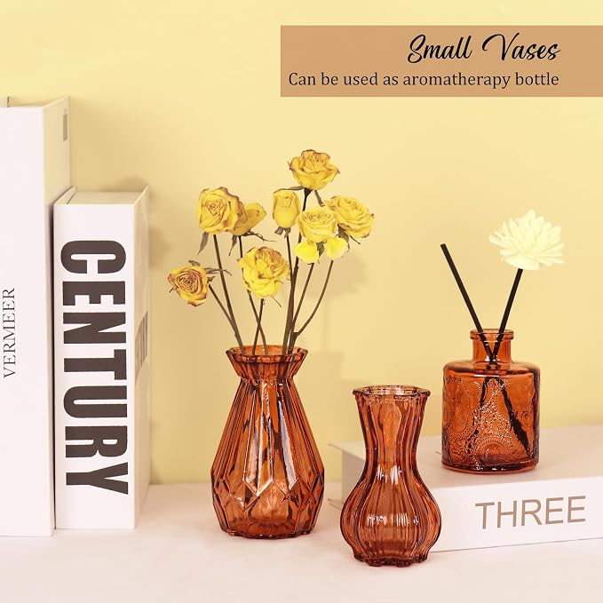 36Pcs Bud Vases Set Small Vintage Glass Bottles Bud Vases in Bulk Multiple - Image 4