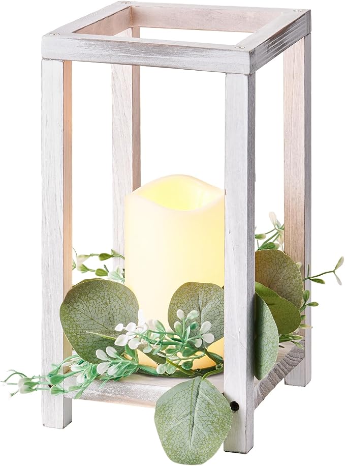 VEVOR 12 Set/36 Pcs Wooden Wedding Lantern Centerpiece, Includes 12 Wooden - Image 9