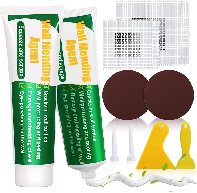 Drywall Repair Kit, 2 Pack Spackle Wall Repair Patch Kit by SUGEYA