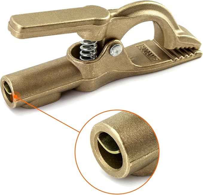 QWORK Welding Ground Clamp, 2 Pack 500A Heavy Duty Tig Welder Earth Clamps - Image 3