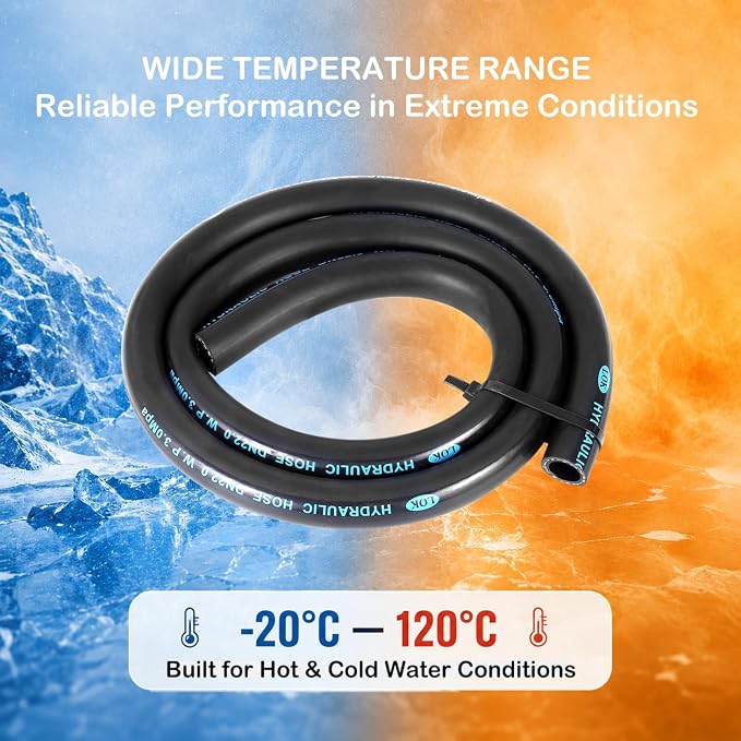 Dishwasher Discharge Hose, 6 FT Rubber Hose - Image 8