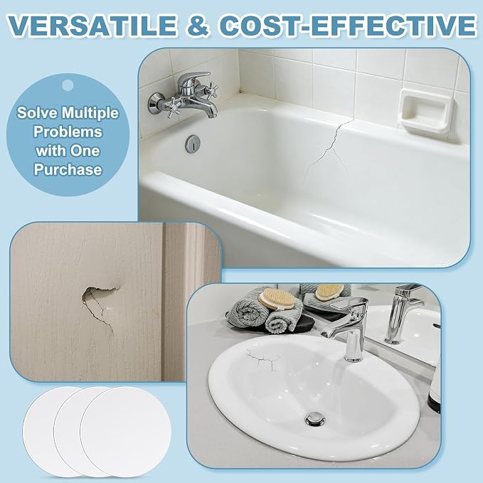 30 Pcs Bathtub Patch Kit Siding Wall Repair | Waterproof Bathtub Crack Hole - Image 3