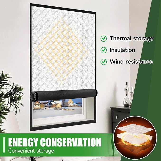 Insulated Window Cover, Sunmoxia Upgraded Oxford Cloth Waterproof Thermal - Image 3