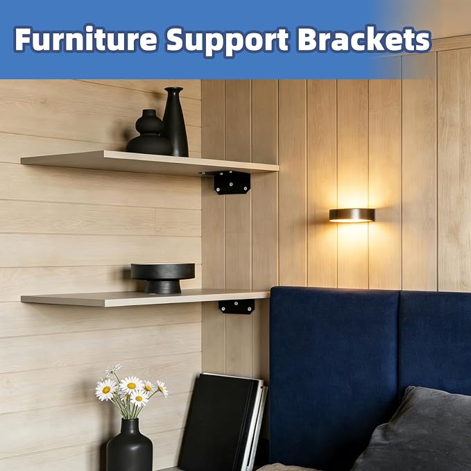 4"x2" Steel Corner Braces, L Brackets - Image 5