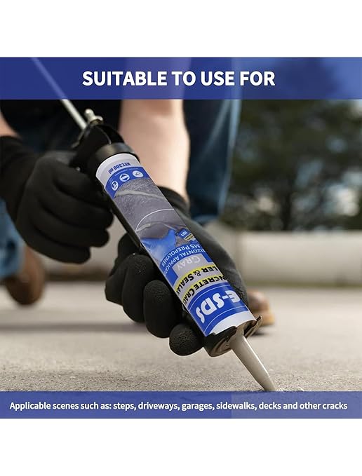 E-SDS Cement Crack Filler Self Leveling, Concrete Driveway Repair Sealant | - Image 4