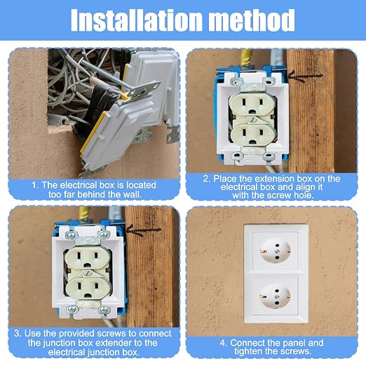 10Pcs BE2 Electrical Outlet Box Extenders - Image 5