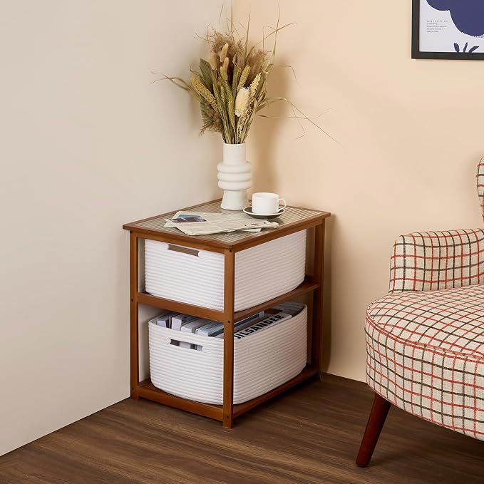 MiniArk Large Storage Baskets for Shelves, Baby Nursery, Toy Baskets Box - Image 8