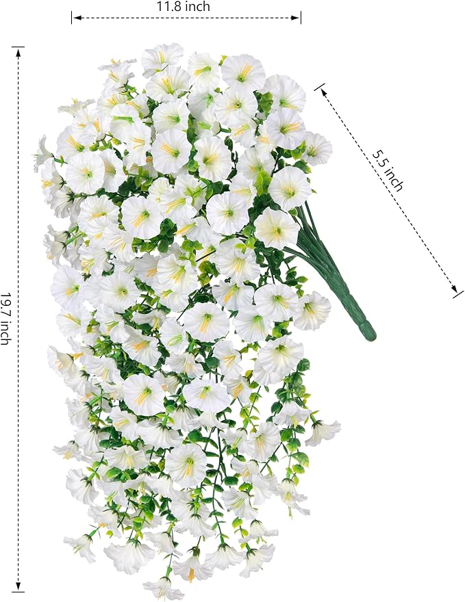 Artificial Faux Hanging Flowers Plants - Image 3