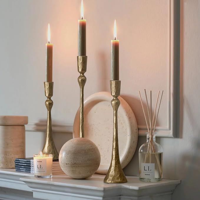 Vintage Cast Iron Taper Candle Holder - Image 6