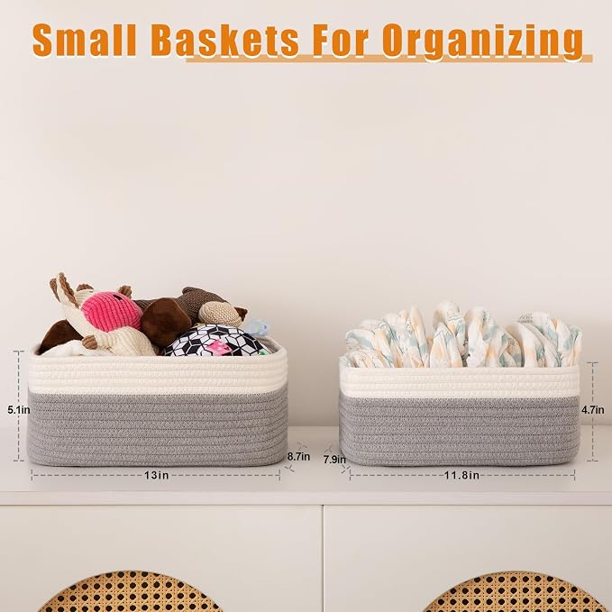 OIAHOMY 4 PACK 7L Storage Baskets - Image 2