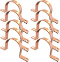 EZ-FLUID 1-1/2" Genuine Real Copper Pipe Strap Clamp Hanger by EZ-FLUIDPlumbingProducts