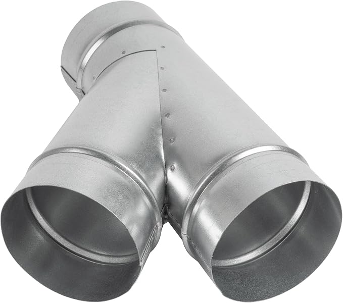 45° Degree Ø4 x 4 x 4 Inch Wye-Shape Duct Splitter - Image 8
