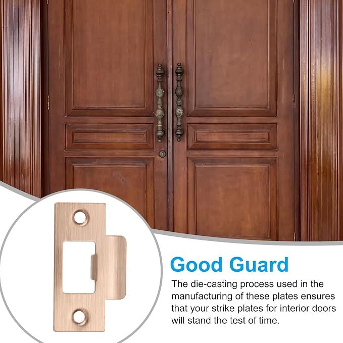 PATIKIL 2-3/4" Door Lock Strike Plate, Door Backplate - Image 5