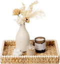 StorageWorks Decorative Trays for Home Decor, Wicker Coffee Table Tray | by StorageWorks