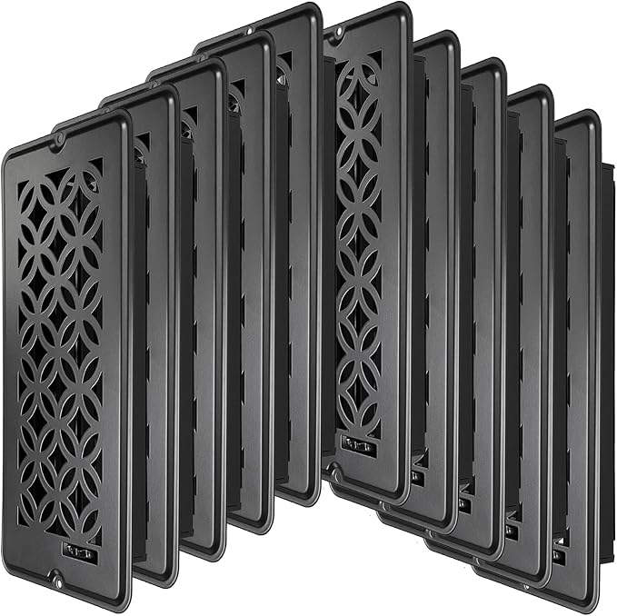4 x10 Vent Cover, Floor Vent Cover, Screws Included, Air Vents, All Steel Heavy by Unknown