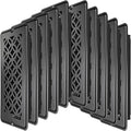 4 x10 Vent Cover, Floor Vent Cover, Screws Included, Air Vents, All Steel Heavy by Unknown