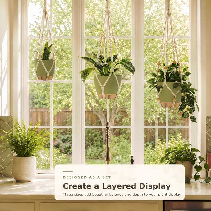 Bouqlife 3 Pack Hanging Planters - Image 4