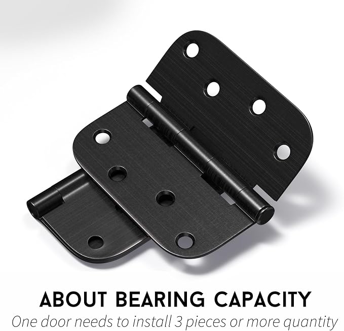3 Pack goldenwarm 4 inch Oil Rubbed Bronze Door Hinges Exterior Door Hinges - Image 5