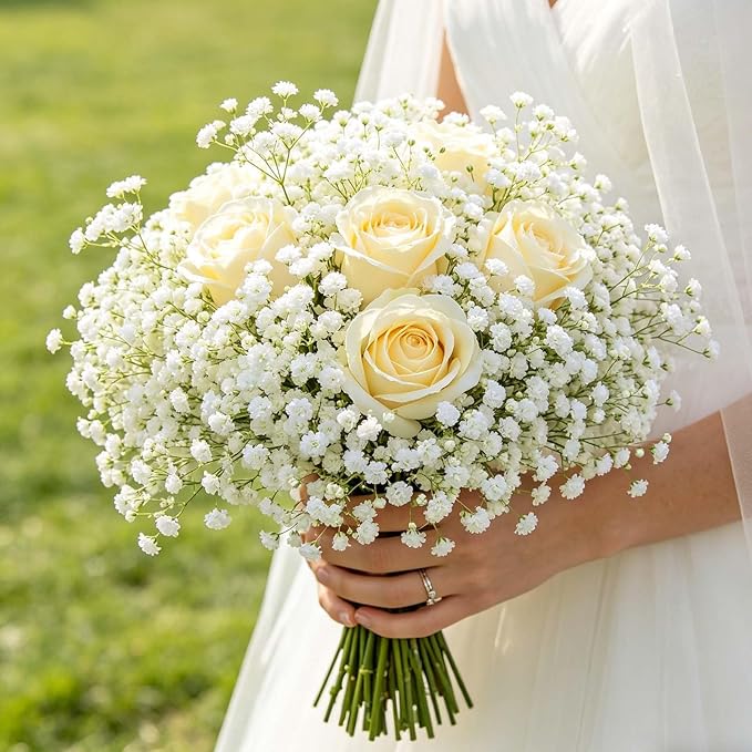 90Pcs Babys Breath Artificial Flowers, Baby Breath Flowers Artificial Bulk | - Image 4