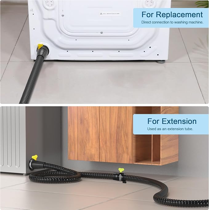 MyLifeUNIT Washing Machine Drain Hose Extension Kit, Universal Washer Drain - Image 6