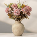 7.48 Inch Vintage Ceramic Flower Vase, Rustic Farmhouse Vase by BLLOOO