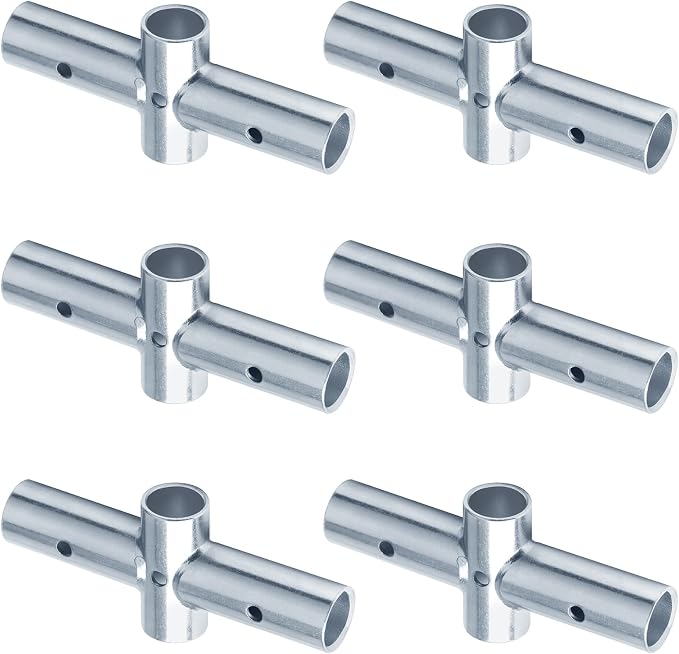 6 Pack 1/2" EMT Cross Connector, by heneng